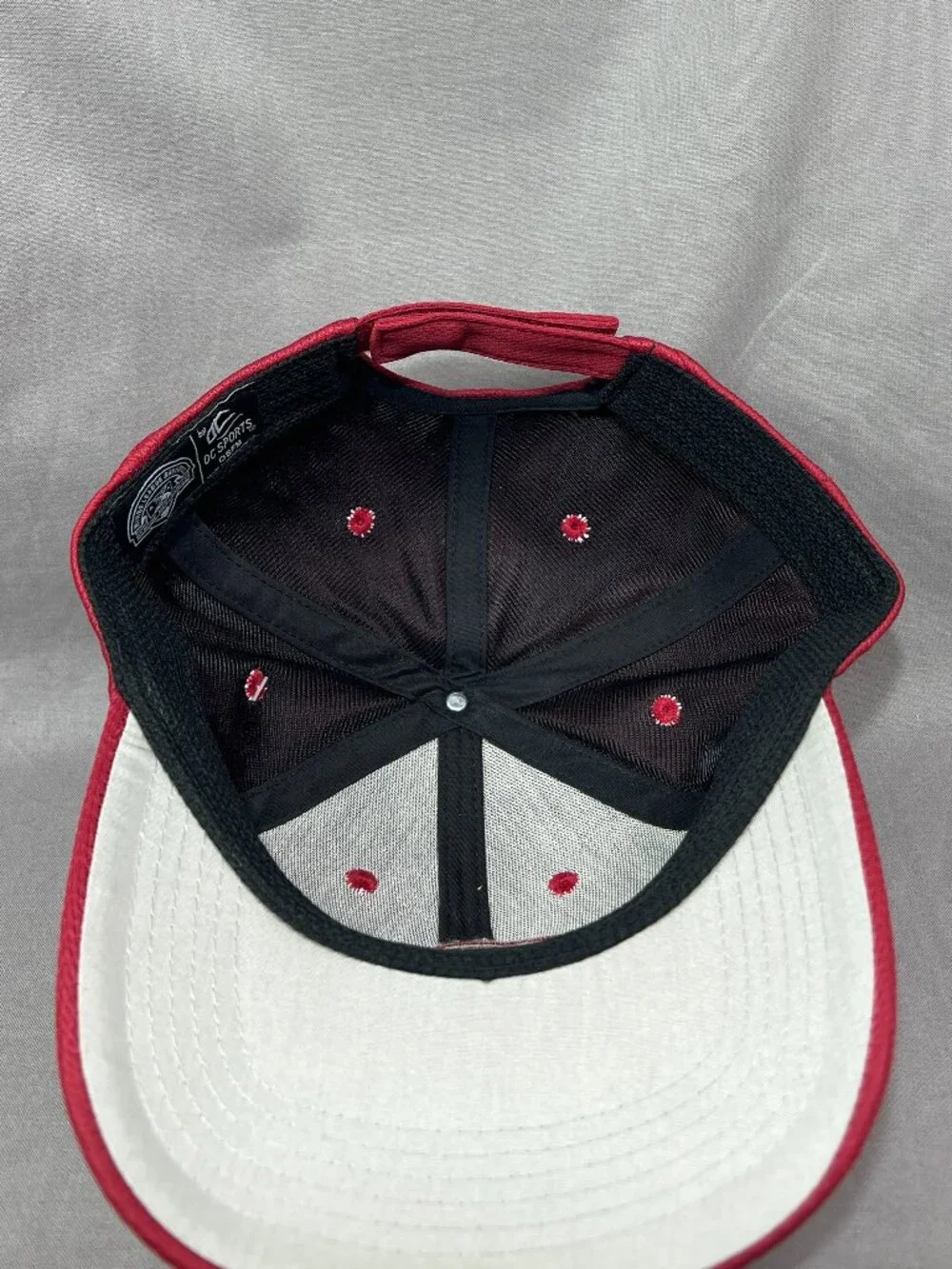 Sacramento River Cats OC Sports MiLB Hat Strapback Red Adjustable Adult Ball Cap